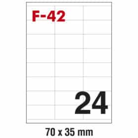 Etikete F-42 ILK 70 x 35mm pk100L Fornax