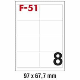 Etikete ILK 97x67,7mm pk100L Fornax F-51