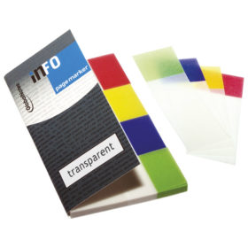 Zastavica 20x50mm 4bojex40L Global Notes prozirna sortirano blister - Slika 2