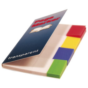 Zastavica 20x50mm 4bojex40L Global Notes prozirna sortirano blister