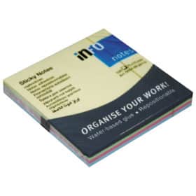 Blok samoljepljiv 75x75mm 100L(4bojex25l) Global Notes pastel sortirano