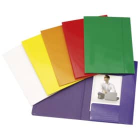 Fascikl zeleni klapa s gumicom karton plastificirani A4 Fornax