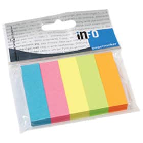 Zastavica 15x50mm 5bojax100L papir Global Notes pk5 sortirano blister