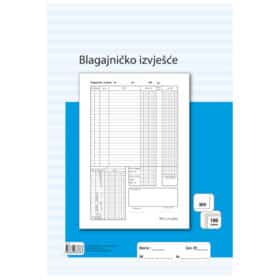 Obrazac A-28a/NCR blagajnički izvještaj A4 Fokus