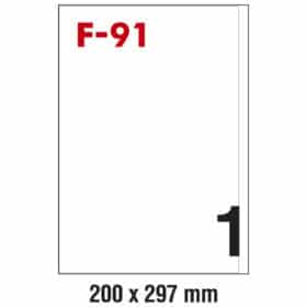 Etikete F-91 ILK 200 x 297 mm pk100L Fornax
