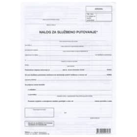 Obrazac A-210/NCR/A putni nalog (sa stanjem brojila) Fokus