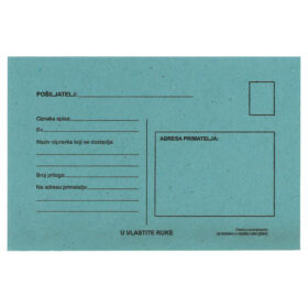 Kuverte B6 - 5 s povratnicom 75g Fornax