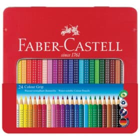 Boje drvene 24boje metalna kutija Grip 2001 Faber Castell