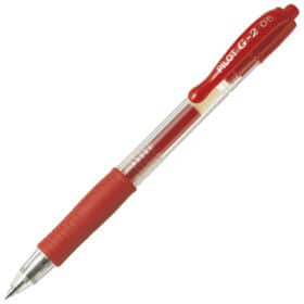Crveni Roler gel grip 0,5mm G2 Pilot BL-G2-5-R