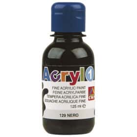 Boja tempera akrilna 125ml CMP.402TA125800 crna