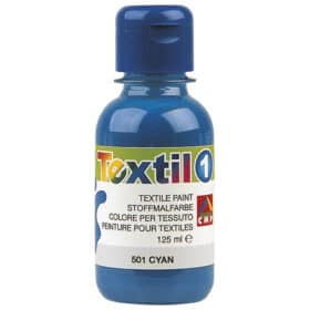 Boja tempera za tekstil 125ml CMP.410TX125501 plava cyan