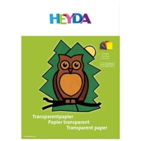 Papir ukrasni Vitraj u boji A4 40g pk10 Heyda 20 sortirano