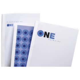 Korice za termo uvez 3mm 220g sjajne A4 pk100 GBC TC080370 bijele