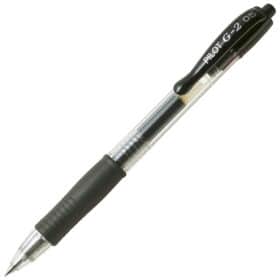 Roler gel crni grip 0,5mm G2 Pilot BL-G2-5-B