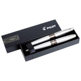 Garnitura olovka kemijska+roler MR2 Python Pilot srebrna