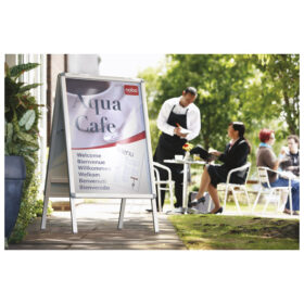 Ploča oglasna "A" samostojeća 59,4x42cm Nobo 1902207 - Slika 2