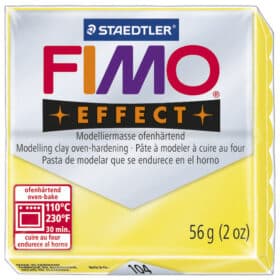 Masa za modeliranje 57g Fimo Effect Staedtler 8020-104 prozirno žuta