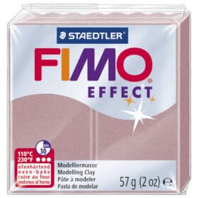 Masa za modeliranje 57g Fimo Effect Staedtler 8020-207 sedef roza