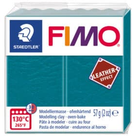 Masa za modeliranje 57g Fimo Effect Leather-effect Staedtler 8010-369 smaragdno zelena