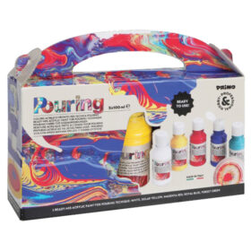 Boja tempera akrilna za tehniku izlijevanja 100ml 5boja Pouring Primo CMP.4002P5S