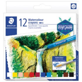 Voštane boje akvarel 12boja Design Journey Staedtler blister