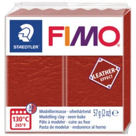 Masa za modeliranje 57g Fimo Effect Leather-effect Staedtler 8010-749 smeđa rustikalna