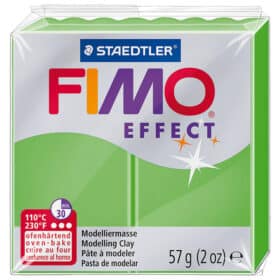 Masa za modeliranje 57g Fimo Effect Neon Staedtler 8010-501 neon zelena