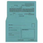 Kuverte B6 - 5 s povratnicom 75g Fornax - plava - komad - Slika 2