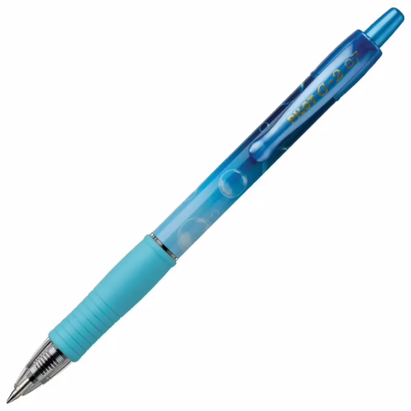 Roler-gel-grip-07-mm-G2-Bubble-Pilot-plavi-ispis-plavi.