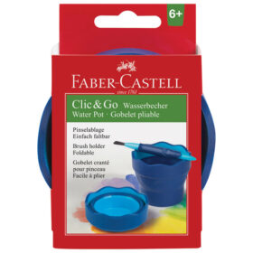 Čaša za tempere Clic&Go Faber Castell plava blister