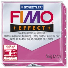Masa za modeliranje 57g Fimo Effect Staedtler 8020-286 kvarc rubin crvena