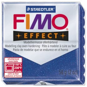 Masa za modeliranje 57g Fimo Effect Staedtler 8020-302 glitter plava