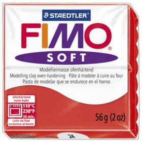 Masa za modeliranje 57g Fimo Soft Staedtler 8020-24 indian crvena
