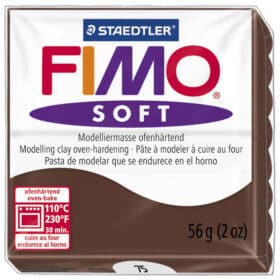 Masa za modeliranje 57g Fimo Soft Staedtler 8020-75 boja čokolade