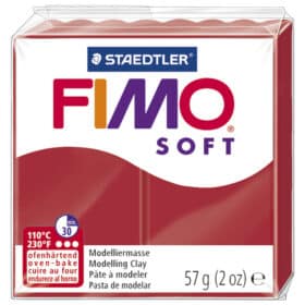 Masa za modeliranje 57g Fimo Soft Staedtler 8020-2P crvena