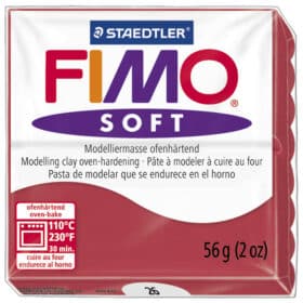 Masa za modeliranje 57g Fimo Soft Staedtler 8020-26 boja trešnje