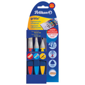 Ergonomski set kistova od sintetičkih vlakana Griffix Pelikan 700726 blister