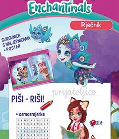 Enchantimals: Nauči pisati vježbenica
