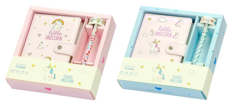 Organizer s olovkom i ukrasnom trakom LITTLE UNICORN