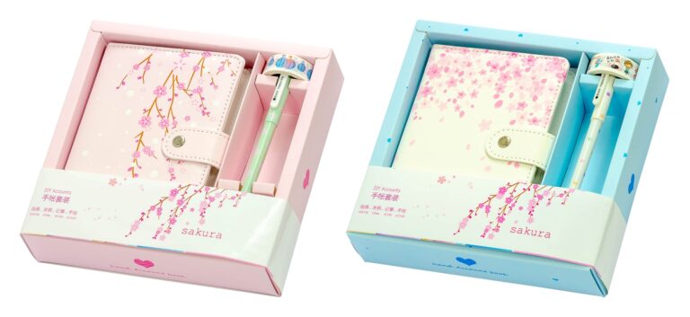 Organizer s olovkom i ukrasnom trakom SAKURA