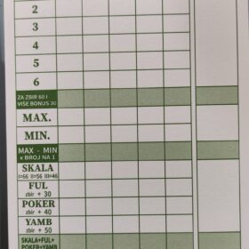 BLOK ZA JAMB 50 listova -A6 format