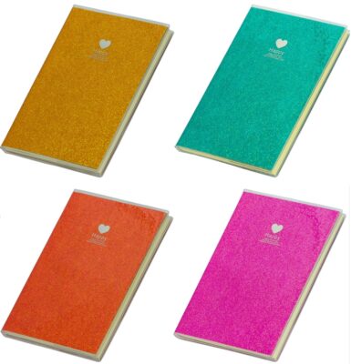 Happy glitter blok A6 crte