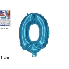 Balon folijski broj 0 plavi