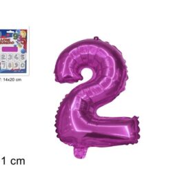 Balon folijski broj 2 roza