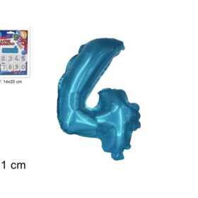 Balon folijski broj 4 plavi