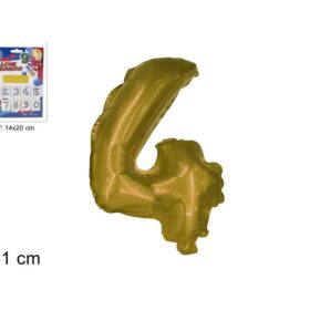 Balon folijski broj 4 zlatni