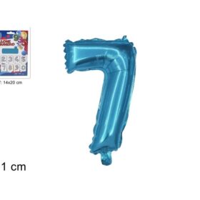 Balon folijski broj 7 plavi