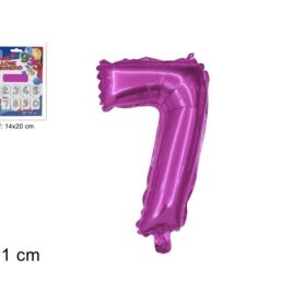 Balon folijski broj 7 roza