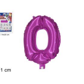 Balon folijski broj 0 roza