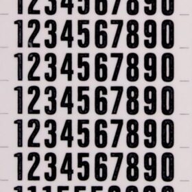 Transferna slova Apli crna 15mm DD71f